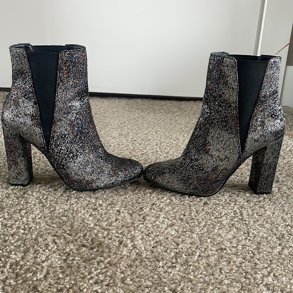 Steve Madden Multicolored Glitter Boots - Picture 4 of 8
